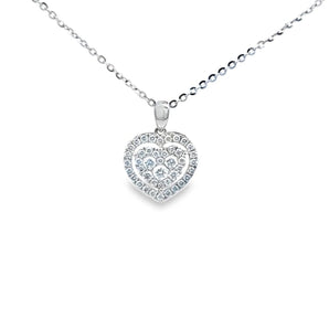 心形吊墜・鑽石 - WILLS JEWELLERY