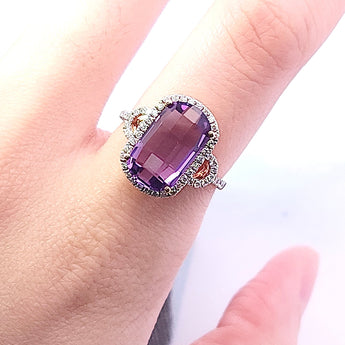 華麗戒指．紫晶 - WILLS JEWELLERY