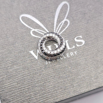 黑白配吊墮．黑鑽白鑽 - WILLS JEWELLERY