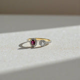 紅寶石開口戒指 - WILLS JEWELLERY