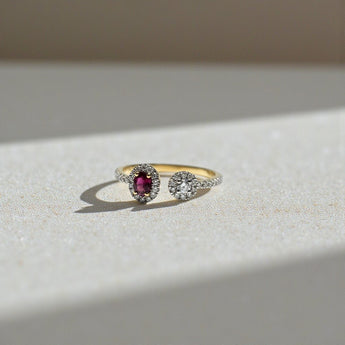紅寶石開口戒指 - WILLS JEWELLERY