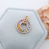 彩虹吊墮 · 彩色藍寶石 - WILLS JEWELLERY