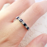 藍白相間戒指．藍寶石 - WILLS JEWELLERY