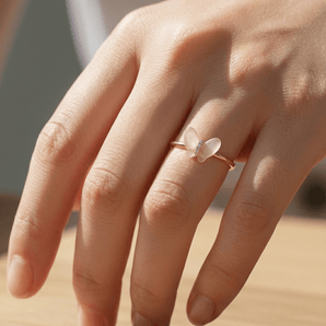 粉晶蝴蝶戒指 - WILLS JEWELLERY