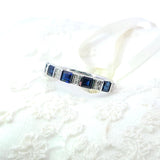 藍白相間戒指．藍寶石 - WILLS JEWELLERY