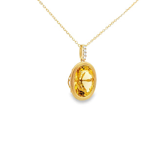 黄柱石閃鑽石吊墜 - WILLS JEWELLERY