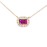 公主頸鏈．酒紅色紅寶石 - WILLS JEWELLERY