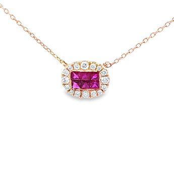公主頸鏈．酒紅色紅寶石 - WILLS JEWELLERY