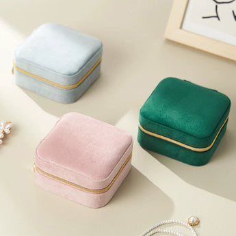 精美絲絨多用途旅行首飾盒 - WILLS JEWELLERY