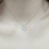 心形吊墜・鑽石 - WILLS JEWELLERY