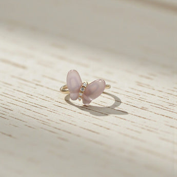 粉晶蝴蝶戒指 - WILLS JEWELLERY