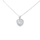 心形吊墜・鑽石 - WILLS JEWELLERY