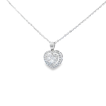 心形吊墜・鑽石 - WILLS JEWELLERY