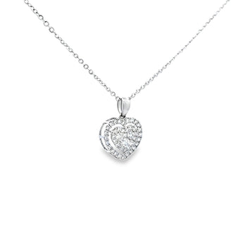 心形吊墜・鑽石 - WILLS JEWELLERY