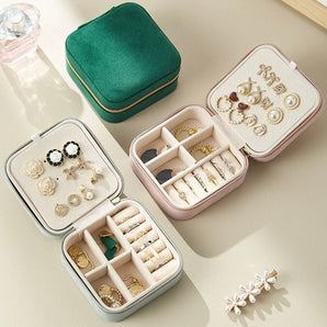 精美絲絨多用途旅行首飾盒 - WILLS JEWELLERY