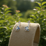 花朵耳環．彩寶 - WILLS JEWELLERY