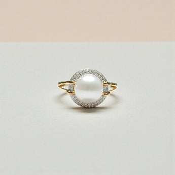 珍珠鑽石戒指 - WILLS JEWELLERY