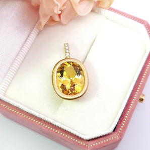 黄柱石閃鑽石吊墜 - WILLS JEWELLERY