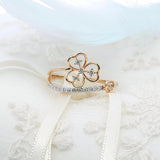 三葉草戒指．鑽石 - WILLS JEWELLERY