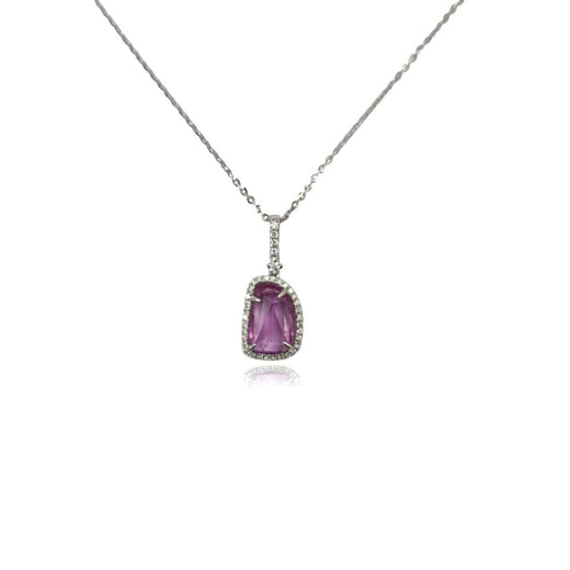 粉紅藍寶石吊墜 - WILLS JEWELLERY