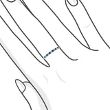 華麗密釘藍寶石與鑽石戒指 - WILLS JEWELLERY