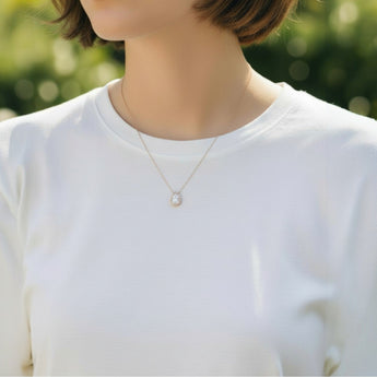 水滴鑽石項鍊 - WILLS JEWELLERY