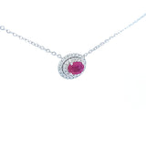 華麗風頸鏈．鴿血紅紅寶石 - WILLS JEWELLERY