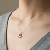 水滴托帕石鑽石吊墜 - WILLS JEWELLERY