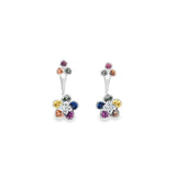 花朵耳環．彩寶 - WILLS JEWELLERY