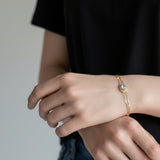 月光石雙層手鍊 - WILLS JEWELLERY