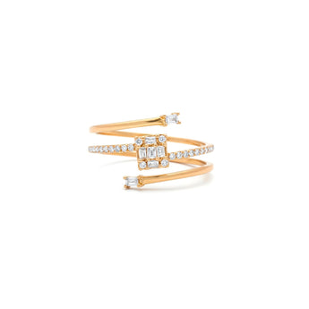 層次戒指．鑽石 - WILLS JEWELLERY