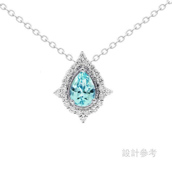 0.41ct 天然 Neon Blue 梨形帕拉伊巴碧璽 - WILLS JEWELLERY