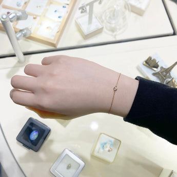 小圓泡18K金手鏈（可伸縮） - WILLS JEWELLERY