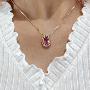 Mahenge Spinel Pendant Ring &lt;Two-Wear Style&gt;