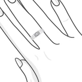 18K白金鑽石男裝戒指 I - WILLS JEWELLERY