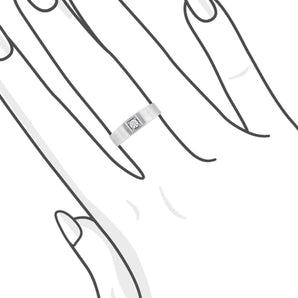 18K白金鑽石男裝戒指 I - WILLS JEWELLERY