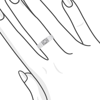 18K白金鑽石男裝戒指 I - WILLS JEWELLERY