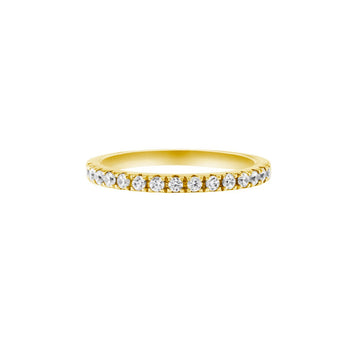 1.8mm 密釘鑲鑽石線戒 - WILLS JEWELLERY