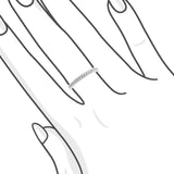 2.4mm 鑽石線戒 - WILLS JEWELLERY