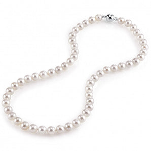 【網店限定】7-7.5mm 經典日本Akoya珍珠渾身項鏈 - WILLS JEWELLERY