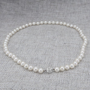 7-7.5mm 經典日本Akoya珍珠渾身項鏈 (花珠等級) - WILLS JEWELLERY