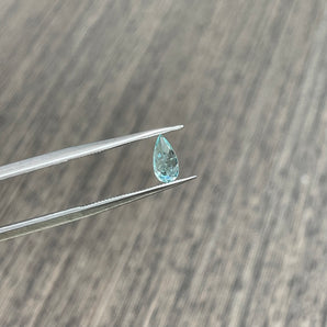 0.41ct 天然 Neon Blue 梨形帕拉伊巴碧璽