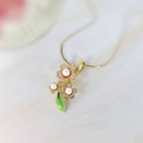 花卉項鏈．Akoya珍珠 - WILLS JEWELLERY