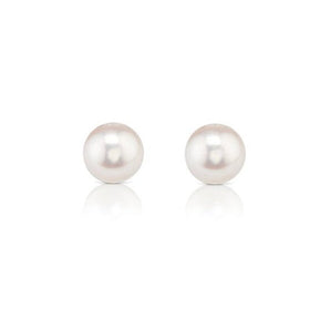 【網店限定】經典日本Akoya珍珠耳環 (6.5-7mm) - WILLS JEWELLERY