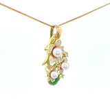 花卉項鏈．Akoya珍珠 - WILLS JEWELLERY