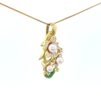 花卉項鏈．Akoya珍珠 - WILLS JEWELLERY