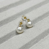 日本Akoya珍珠公主款鑽石耳環 (花珠等級)(8.4mm) - WILLS JEWELLERY