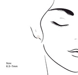 【網店限定】經典日本Akoya珍珠耳環(6.5-7mm) - WILLS JEWELLERY