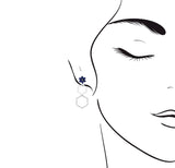 Blossom・三戴款藍寶石鑽石耳環 - WILLS JEWELLERY