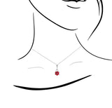 Blossom・紅寶石鑽石吊墜 - WILLS JEWELLERY